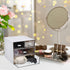 Ciieeo Desk Organizer with 4 Drawers Plastic Desk Storage Box Clear Desktop Organization for Cosmetics and Office Supplies, Pens, Markers by Ciieeo