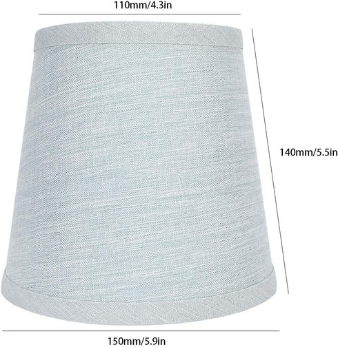 MUNEFE Household Cloth Art Chandelier Lampshade, Floor Lamp Shade, Light Cover for Table Lamps
