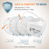 N95 25-Pack, N95 YQ YICHITA Mask NIOSH Approved Particulate Respirator Face Masks Universal Fit - Individually Wrapped