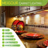 Closet Dimmable, 120 6 Cupboard Bar Uplight Downlight Fixture, LED Under Cabinet Puck Lighting KIt, in Series Linkable