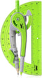 Mr. Pen Compass and Protractor Set - Geometry Kit for Math, School Supplies with Compass and Protractor