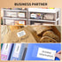 PUQU 45x20mm Direct Thermal Sticker Labels, Self-Adhesive Label Maker Tape, Compatible with AQ Series Printer