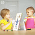 Table Top Magnetic White Board Easel for Kids, Dry Erase Drawing Board with 6 Markers and 1 Eraser Included