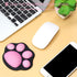 ProElife Cute Mouse Wrist Support Pad, Cat Paw Pattern, Comfortable Soft Wrist Rest for Home and Office (Black)