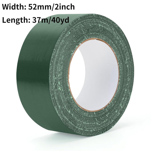 Green Duct Tape Heavy Duty Waterproof, 40 Yards x 2 Inch, Strong Adhesive, Easy Tear for Home Repairs & Crafts