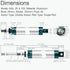 Pneumatic Air Cylinder: 25mm Bore 100mm Stroke, Mini Single Rod Double Action MAL 25 X 100