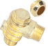 Air Compressor Check Valve, 3 Way Zinc Alloy, G1/2 G3/4 M10 Male Thread Non-Return Tool