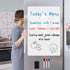 Magnetic Fridge White Board Paper, 8" x 12" 2 Pack Small Dry Erase Sheets for Organizer & Planner