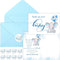 Zhanmai 50 Sets Baby Shower Thank You Gift Cards 50 Elephant Themed Baby
