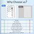 Chore Chart for Kids Dry Erase Chore Board ADHD Tools for Kids to Do List Checklist Task Board Routine Chart Planning Board for Fridge with 10 Sliders and Magnetic Marker, White and Blue, 2 Pack by KAQUBE