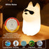 7 Cute Dog Night Light, Colors Want Want Nightlight, LED Bedside Lamp, Touch-Sensitive for Bedroom, Living Room,Dorm