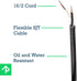 Rebuild Skills Replacement Power Tool Cords for Drills, Sanders, Grinders, 8' ft, 16/2 for Various Appliances