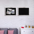 Black Felt Bulletin Board with Wood Frame, Pin Board for Office, Home, Kitchen, and School with Pins and Anchors