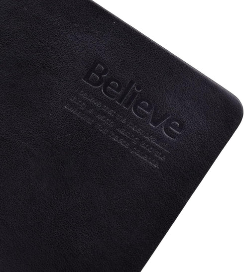 SAYEEC Thick Leather Writing Journal, 720 Pages, Lined Paper, B6 Hardcover, Black Soft Cover, Vintage Diary