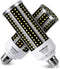 2 Pack LED Corn Light Bulb, 500W Equivalent, 5000 Lumen, 6500k Cool Daylight White, Large Area Bulb for Outdoor/Indoor