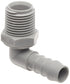 Tefen 12256910083 Nylon 66 Hose Fitting, 90 Degree Elbow Adapter, Gray, 5/8" Hose ID