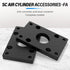 TAILONZ PNEUMATIC Bore 50mm SC Air Cylinder Base Connection Fittings Standard Type Pneumatic Parts