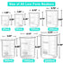 ONiLAB Glass Measuring Beaker Set (Pack of 3) 50ml 100ml 250ml, 3.3 Boro Griffin Low Form Scientific Glassware for