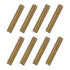 uxcell 8pcs Fully Threaded Rods 5/16x1-1/2" Carbon Steel All Thread Studs for Furniture Garden Railing Assembly