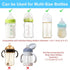 Foyods 8PCS Silicone Baby-Bottles-Labels for Daycares Writable & Bottles Label Reusable, Bottle Bands for Daycare
