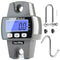 300kg / 660lb Portable Digital Crane Scale with Hooks, High Accuracy Game Scale for Farm Hunting Fishing (Black)