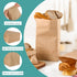 8 LB Bags,100 Count MUCHII Paper Lunch Brown Paper Bags for Lunches, Snacks, Take Out and Small Items