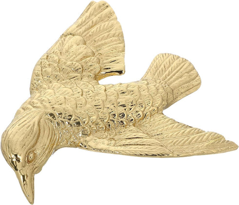 Vintage Brass Bird Drawer Handle Small Cabinet Knob Retro Dresser Pull for