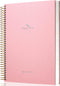 Meeting Notebook for Work with Action Items, 210 Pages, Meeting Planner Organizer for Office, A4 Pink