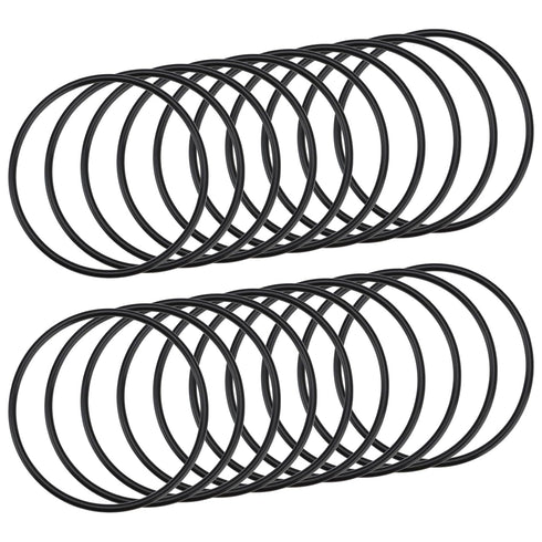 20PCS Nitrile Rubber O-Rings, 76mm OD 70mm ID 3mm Width for Faucet Plumbing Repair, Black
