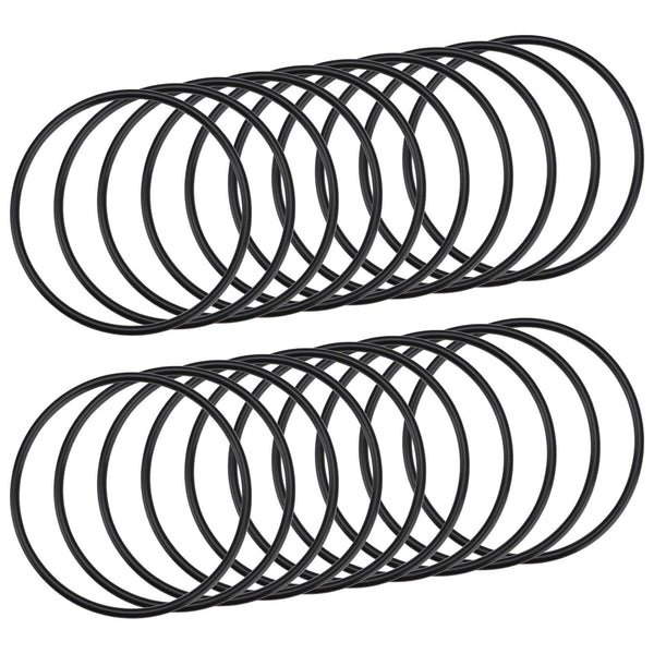 20PCS Nitrile Rubber O-Rings, 76mm OD 70mm ID 3mm Width for Faucet Plumbing Repair, Black