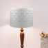 Cabilock Drum Lamp Shade Barrel Fabric Lampshade Table and Floor Lamp Covers Wave Shaped Semicircular Lamp Shade