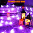 43FT 100LED 13 LORRYTE Connectable Purple Halloween Lights Outdoor Indoor - Globe String Lights Plug in with Timer