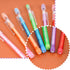 Kolewo4ever 36pcs Multicolor Translucent HB Pencil, Non-Sharpening Stackable Pencils with Eraser Top for Kids, Students