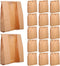 LIFKOME Kraft Paper Bread Bags with Window 35219cm, Reusable Bakery Packaging Pouches for