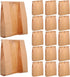 LIFKOME Kraft Paper Bread Bags with Window 35219cm, Reusable Bakery Packaging Pouches for