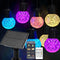 Lemontec Solar Led Smart String Lights, 25 LED RGBW Bulbs Color Changing Patio