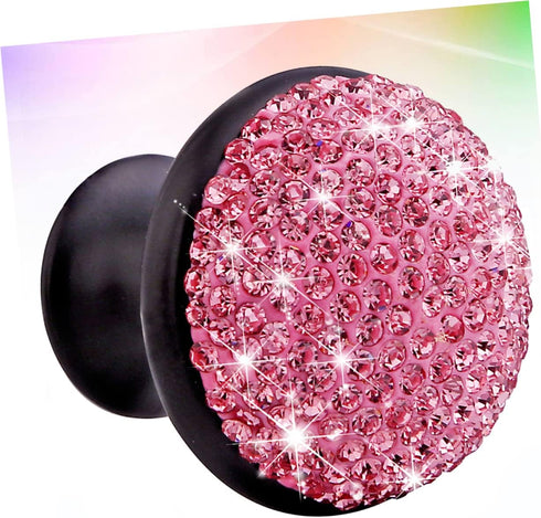 3pcs DOITOOL Vanity Stool Kitchen Cabinet Knobs Shining Alloy Door Knobs Dressing Table Hardware Mushroom