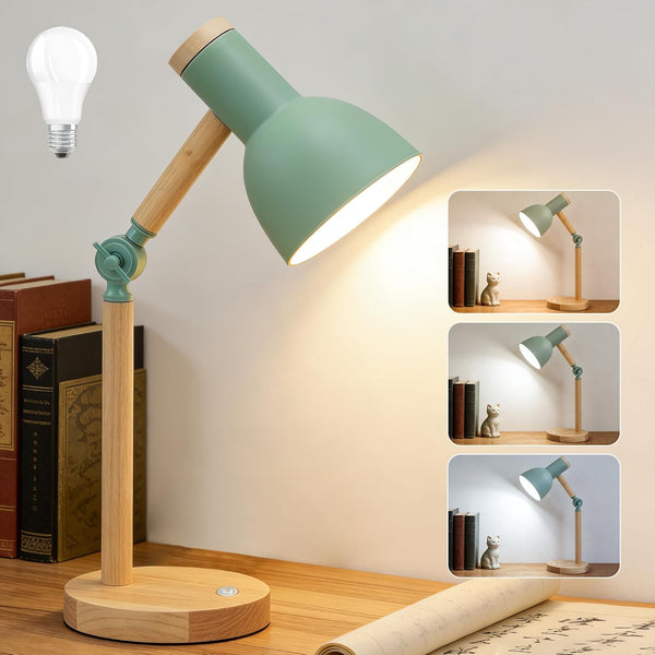 CWTRAY Desk Lamp, LED Desk Lamps for Home Office, Eye-Caring Desk Light, 3