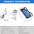 GOTOTOP 12KV Electric Fence Tester, Neon Fence Voltage Tester, 2000 to 12000V with 8 Neon Indicator Lights