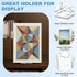 Hushee 5 Pack Album Acrylic Book Stand for Display Adjustable Clear Book Display Holder Easel Rack Stand for Home