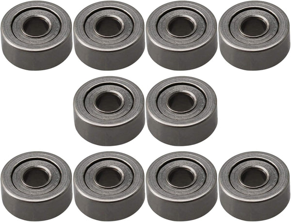 CNBTR 10PCS Mini Groove Ball Bearings, 2x6x2.5mm MR62ZZ Bearing Steel for Power Tools, DIY Industry