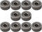 CNBTR 10PCS Mini Groove Ball Bearings, 2x6x2.5mm MR62ZZ Bearing Steel for Power Tools, DIY Industry