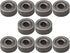 CNBTR 10PCS Mini Groove Ball Bearings, 2x6x2.5mm MR62ZZ Bearing Steel for Power Tools, DIY Industry