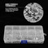 700Pcs 14 Values Non-Insulated Ferrule Copper Terminals Assortment Kit for Wire Cable with Storage Box