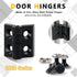 KOOTANS 2 Sets Door Handle and Frame Hinges Install Kit for 20x20 Aluminum Extrusion Profile Slot