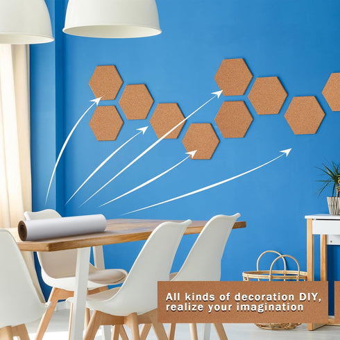 Geetery 24 x 100 Inches Self Adhesive Cork Roll with Adhesive Backing for Bulletin Board and DIY Craft