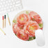 FekiLoot Salmon Pink Flowers Mouse Pads with Non-Slip Rubber Base Personalized Computer Mouse Mats Fashion Round