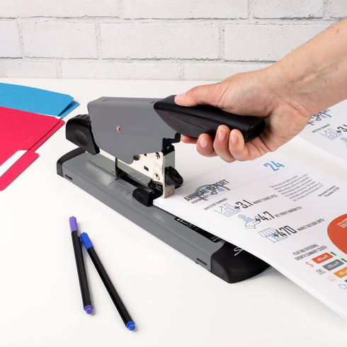 Swingline Heavy Duty Stapler, Jam Free, Metal, Black and Gray, 160 Sheet Capacity (39005)