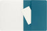 Moleskine Cahier Journal, Soft Cover, XL (7.5" x 9.5"), Ruled/Lined, Brisk Blue, 120 Pages (Set of 3)