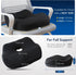 Seat Cushion for Desk Chair Cushion for Hip Tailbone Pain Relief Memory Foam Seat Cushion for Car, Driver, Office Desk Chair Cushion for Gaming Ergonomic Patented Office Chair Cushion Pad Donut Pillow by WANTELL